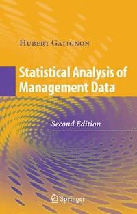 Statistical Analysis of Management Data - Hubert Gatignon - E-Book