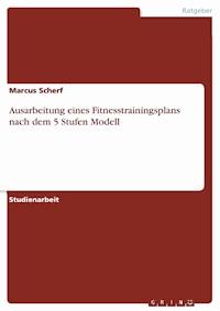 Ausarbeitung eines Fitnesstrainingsplans nach dem 5 Stufen Modell - Marcus Scherf - E-Book