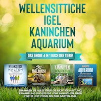 Wellensittiche | Igel | Kaninchen | Aquarium: Das große 4 in 1 Buch der Tiere! Erfahren Sie alles über die richtige Haltung, Ernährung und Pflege vom Kaninchen, über Fische und Vögel bis zum Garten-Igel - Judith Seifert - Hörbuch