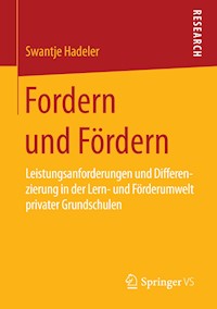 Fordern und Fördern - Swantje Hadeler - E-Book