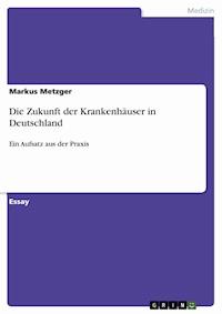 Die Zukunft der Krankenhäuser in Deutschland - Markus Metzger - E-Book