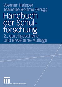 Handbuch der Schulforschung -  - E-Book