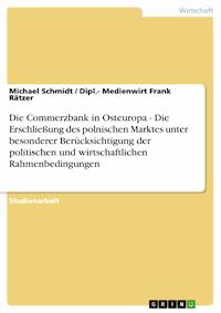 Die Commerzbank in Osteuropa - Die Erschließung des polnischen Marktes unter besonderer Berücksichtigung der politischen und wirtschaftlichen Rahmenbedingungen - Michael Schmidt - E-Book