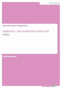 Stadtklima - Das modifizierte Klima der Städte - Ann-Christin Fingerhut - E-Book