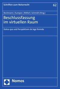 Beschlussfassung im virtuellen Raum -  - E-Book