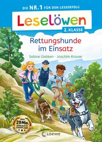 Leselöwen 2. Klasse - Rettungshunde im Einsatz - Sabine Giebken - E-Book