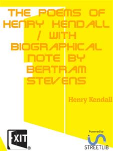 The Poems of Henry Kendall - Henry Kendall - E-Book