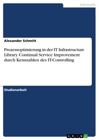 Prozessoptimierung in der IT Infrastructure Library. Continual Service Improvement durch Kennzahlen des IT-Controlling - Alexander Schmitt - E-Book