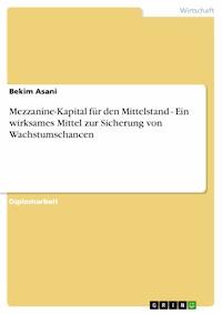 Mezzanine-Kapital für den Mittelstand - Ein wirksames Mittel zur Sicherung von Wachstumschancen - Bekim Asani - kostenlos E-Book