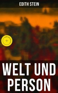 Welt und Person - Edith Stein - E-Book