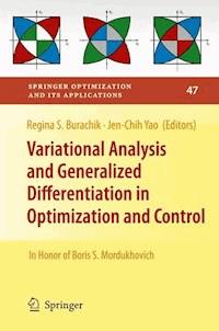 Variational Analysis and Generalized Differentiation in Optimization and Control -  - E-Book
