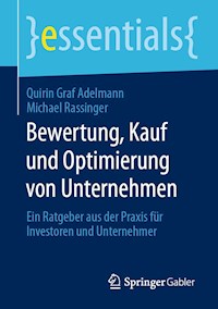Bewertung, Kauf und Optimierung von Unternehmen - Quirin Graf Adelmann - E-Book