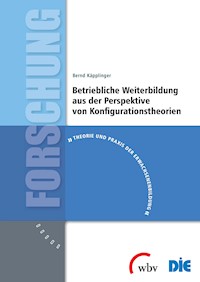 Betriebliche Weiterbildung aus der Perspektive von Konfigurationstheorien - Bernd Käpplinger - kostenlos E-Book