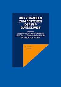 363 Vokabeln zum Bestehen der FSP bundesweit - Leonidas Tifakidis - E-Book