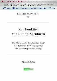 Zur Funktion von Rating-Agenturen - Morsal Rahiq - E-Book