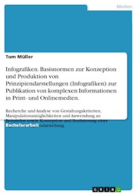 Infografiken. Basisnormen zur Konzeption und Produktion von Prinzipiendarstellungen (Infografiken) zur Publikation von komplexen Informationen in Print- und Onlinemedien. - Tom Müller - E-Book