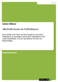 Alkoholkonsum im Fußballsport - Julian Hübner - E-Book