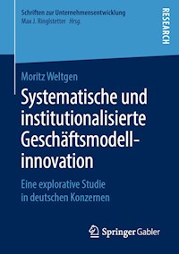 Systematische und institutionalisierte Geschäftsmodellinnovation - Moritz Weltgen - E-Book