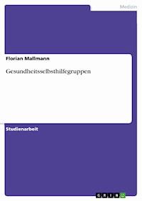 Gesundheitsselbsthilfegruppen - Florian Mallmann - E-Book
