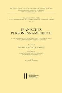 Iranisches Personennamenbuch Band II/Faszikel 5: Mitteliranische Namen - Rüdiger Schmitt - E-Book