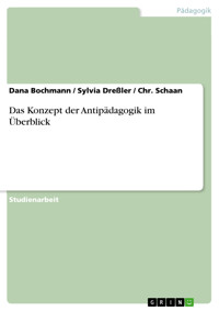 Das Konzept der Antipädagogik im Überblick - Dana Bochmann - E-Book
