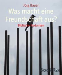 Was macht eine Freundschaft aus? - Jörg Bauer - kostenlos E-Book
