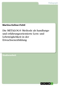 Die METALOG® Methode als handlungs- und erfahrungsorientierte Lern- und Lehrmöglichkeit in der Erwachsenenbildung - Martina Kellner-Fichtl - E-Book