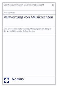 Verwertung von Musikrechten - Nike Schmidt - E-Book