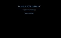 ISLAM and SUMMARY - Ahsen Şentürk - E-Book