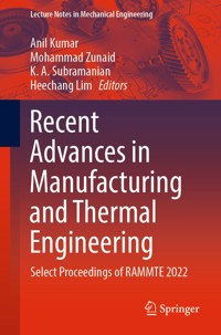 Recent Advances in Manufacturing and Thermal Engineering -  - E-Book
