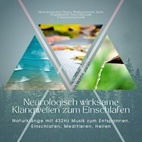 Neurologisch wirksame Klangwelten zum Einschlafen: Naturklänge mit 432Hz Musik zum Entspannen, Einschlafen, Meditieren, Heilen - Institut für Klangheilung - Hörbuch