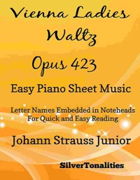 Vienna Ladies Waltz Opus 423 Easy Piano Sheet Music - SilverTonalities - E-Book
