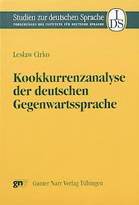 Kookkurrenzanalyse der deutschen  Gegenwartssprache - Leslaw Cirko - E-Book