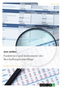 Funktionen und Instrumente des Beschaffungscontrollings - Jens Janßen - E-Book