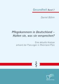 Pflegekammern in Deutschland – Halten sie, was sie versprechen? Eine aktuelle Analyse anhand der Planungen in Rheinland-Pfalz - Daniel Böhm - E-Book