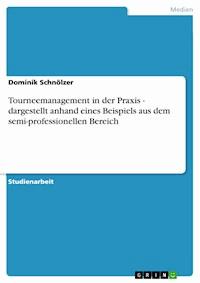 Tourneemanagement in der Praxis - dargestellt anhand eines Beispiels aus dem semi-professionellen Bereich - Dominik Schnölzer - E-Book