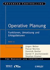 Operative Planung - Jürgen Weber - E-Book