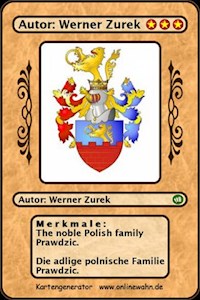 The noble Polish family Prawdzic. Die adlige polnische Familie Prawdzic. - Werner Zurek - E-Book