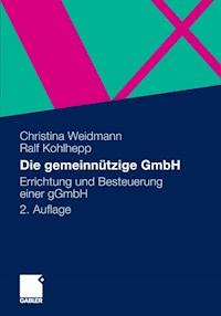 Die gemeinnützige GmbH - Christina Weidmann - E-Book