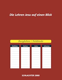 Die Lehren Jesu auf einen Blick -  - E-Book