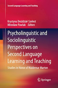 Psycholinguistic and Sociolinguistic Perspectives on Second Language Learning and Teaching -  - E-Book