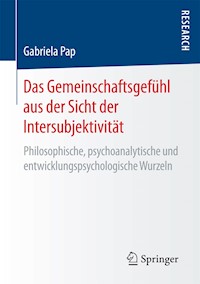 Das Gemeinschaftsgefühl aus der Sicht der Intersubjektivität - Gabriela Pap - E-Book
