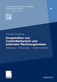 Kooperation von Controllerbereich und externem Rechnungswesen - Hendrik Grieshop - E-Book
