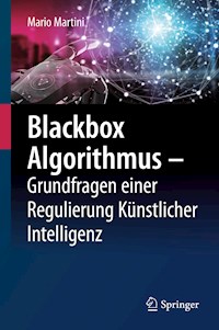 Blackbox Algorithmus – Grundfragen einer Regulierung Künstlicher Intelligenz - Mario Martini - E-Book