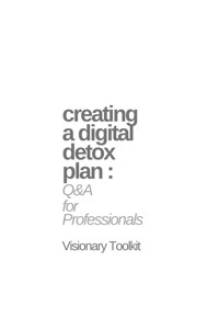 Creating a Digital Detox Plan: Q&A for Professionals - Visionary Toolkit - E-Book