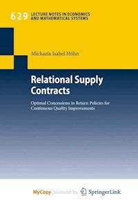 Relational Supply Contracts - Michaela Isabel Höhn - E-Book