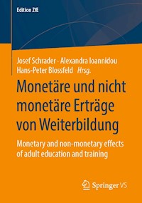 Monetäre und nicht monetäre Erträge von Weiterbildung -  - E-Book