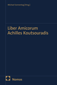 Liber Amicorum Achilles Koutsouradis -  - E-Book