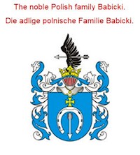 The noble Polish family Babicki. Die adlige polnische Familie Babicki. - Werner Zurek - E-Book