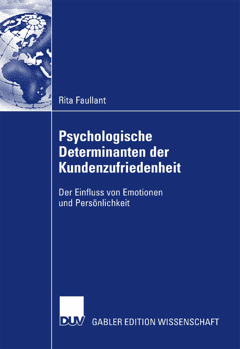 Psychologische Determinanten der Kundenzufriedenheit - Rita Faullant - E-Book